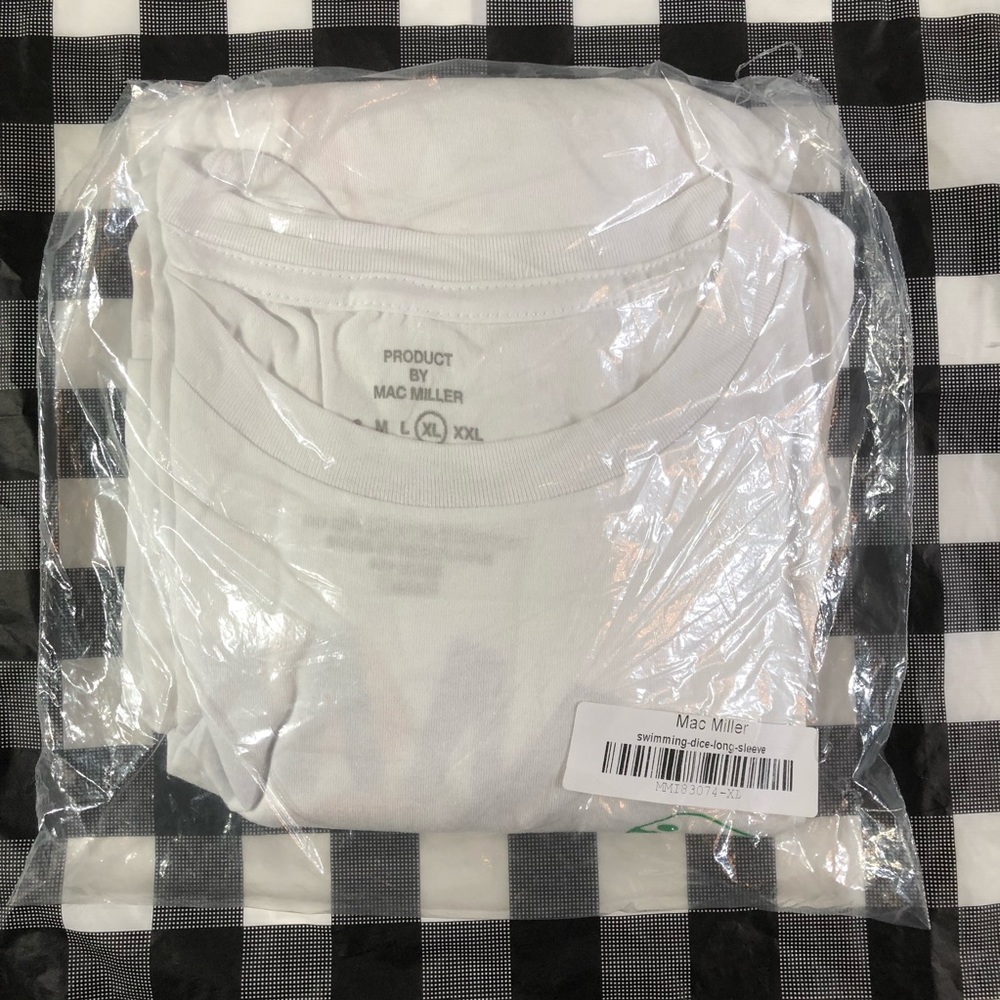 Mac miller Swimming Dice Tee White L/S t shirt - Picture 3 of 5